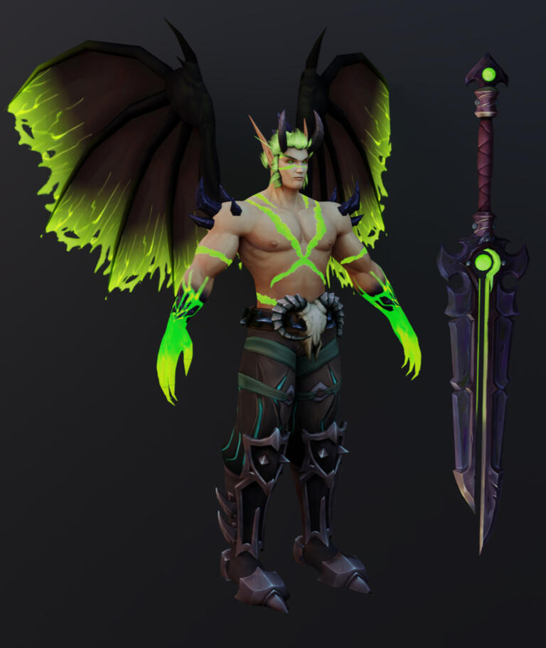 Demon Draven @dustindaking.bsky.social OC