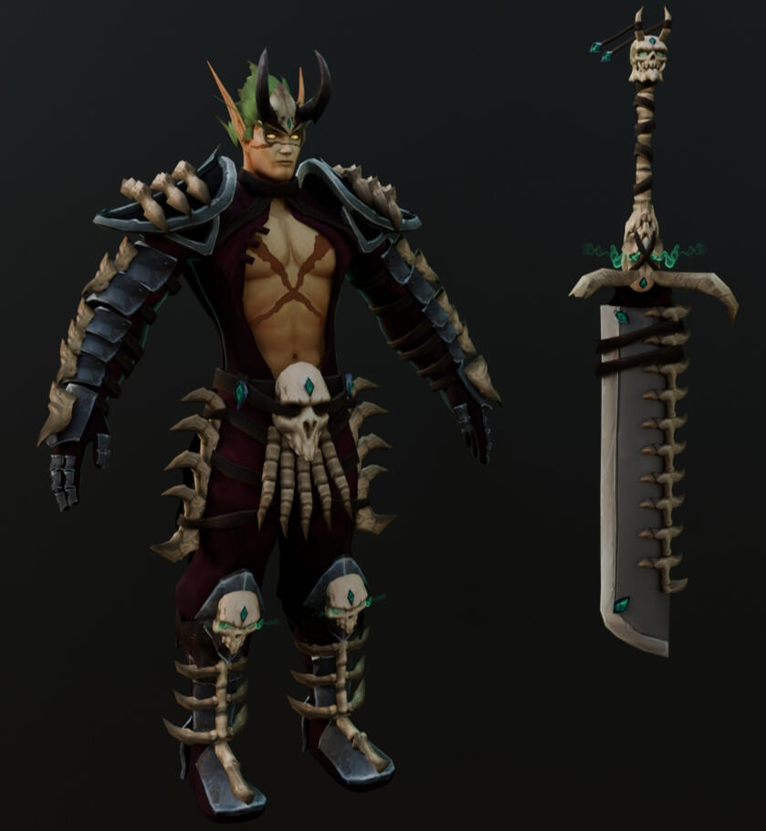 Draven @dustindaking.bsky.social OC